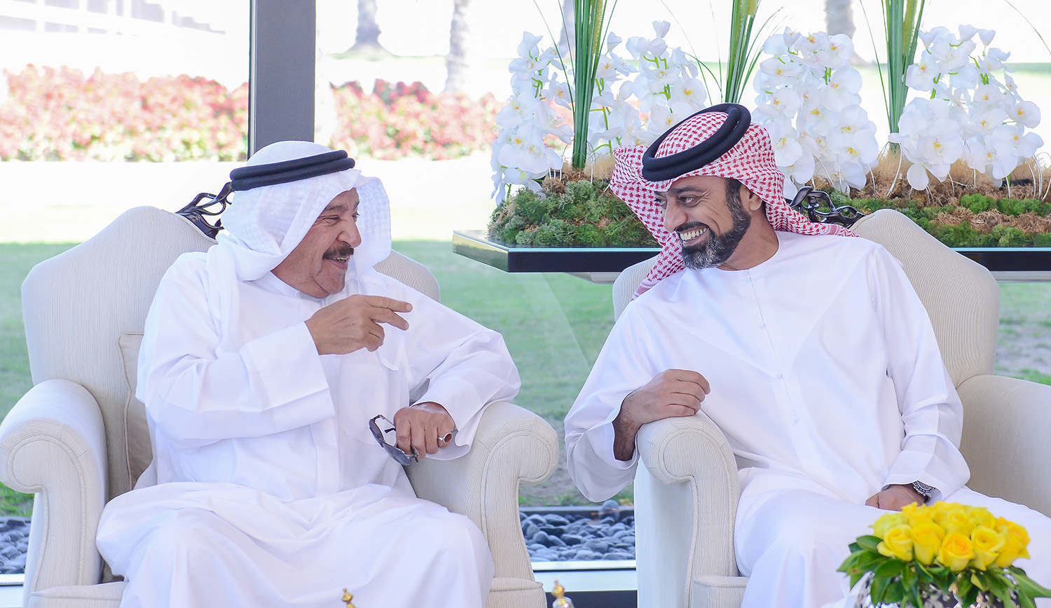 HM the King meets Ajman Ruler Bahrain News Agency